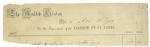 Robert E. Lee Document Signed -- Signed While Lee Was Captain of the Army Corps of Engineers in 1838