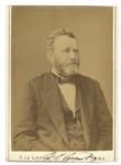 Ulysses S. Grant Signed Cabinet Card -- With a COA From PSA/DNA