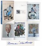 Norman Rockwell Signed Copy of Norman Rockwell Artist And Illustrator -- Large Coffee Table Book Measures 12.5 x 18.5