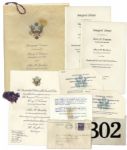 Harry Truman 1949 Inauguration Lot -- Original Programs, Invitation & Tickets to Inaugural Dinner