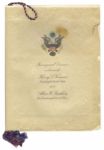 Harry Truman 1949 Inauguration Lot -- Original Programs, Invitation & Tickets to Inaugural Dinner