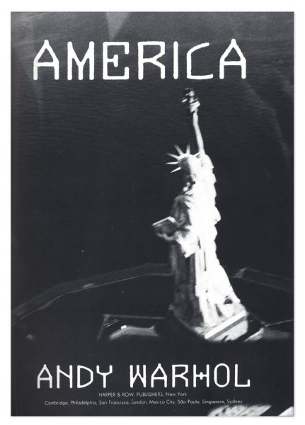 Andy Warhol Signed ''America''