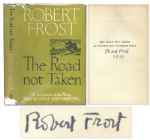 Robert Frost Signed Copy of The Road Not Taken