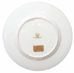 Cardinal Francis Spellman Lenox China Plate -- With Cardinal's Seal to Front & Service Tag to Verso