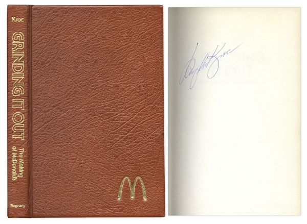 Ray Kroc Signed Copy of ''Grinding It Out: The Making of McDonald's''
