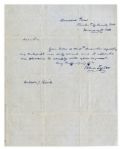 John Tyler Autograph Letter Signed -- Sent From Tyler's Sherwood Forest Plantation in 1850