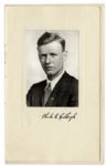 Charles Lindbergh Signed Program From Celebratory Dinner Held in Portland, Oregon on 14 September 1927