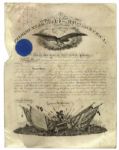 Abraham Lincoln Military Document Signed From 1862 -- Lincoln Appoints William ''Bull'' Nelson as Major General -- Nelson Was Famously Murdered by Union General Jefferson C. Davis