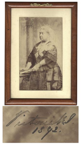 Queen Victoria Signed Photograph -- COA From PSA/DNA