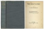 First Edition, First Printing of The Great Gatsby