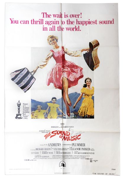 ''Sound of Music'' Large Color Poster -- Measures 27'' x 40.5''