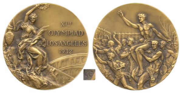 Bronze Olympic Medal From the 1932 Summer Olympics, Held in Los Angeles, California