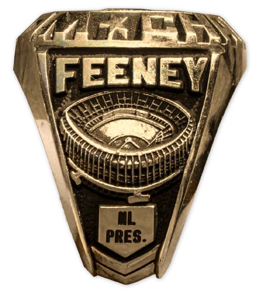 Philadelphia Phillies 1980 World Series Ring -- Awarded to Longtime National League President Charles ''Chub'' Feeney -- The First World Series Ever Won by the Franchise