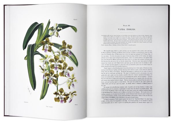 Raymond Burr Personally Owned Limited Edition of ''Select Orchidaceous Plants'' -- Dedicated Personally to Burr in 1975