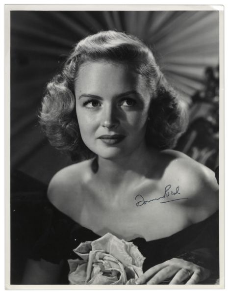 Donna Reed Signed 10'' x 13'' Photograph