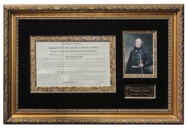 Zachary Taylor Document Signed as President -- The Third Rarest Autograph as President