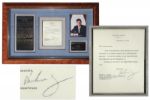 John F. Kennedy Letter Signed as President -- Sent to DC Police Chief: ...You and the members of your department have been very kind and thoughtful to us... -- With University Archives COA