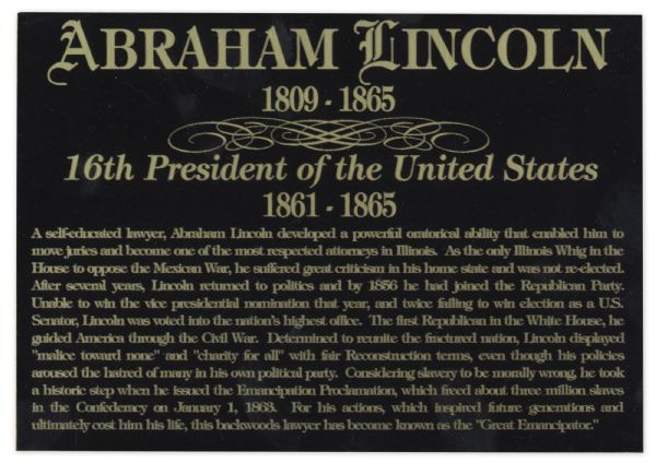 Abraham Lincoln Military Document Signed in 1863 -- Lincoln Appoints William Nelson as First Lieutenant of the 13th Infantry During the Civil War -- With Full ''Abraham Lincoln'' Signature