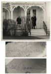 Rare Candid Photo Signed by First Couple Harry & Bess Truman -- 10 x 8 Photo Is Likely Unpublished