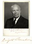 President Dwight Eisenhower Signed 11 x 14 Photograph