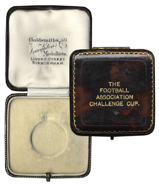 Gold F.A. Cup Runners-Up Medal Won by West Bromwich Albion Manager Fred Everiss in 1935