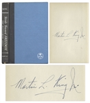 Martin Luther King, Jr. Signed First Edition of Stride Toward Freedom -- Uninscribed