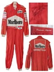 Indy 500 Champion Emerson Fittipaldi Signed Race-Worn Suit
