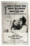 Coming Home Poster Featuring Jane Fonda, Jon Voight & Bruce Dern