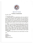 Apollo 15 Crew-Signed NASA Astronaut Insurance Cover -- Signed ''Al Worden'', ''Dave Scott'' & ''Jim Irwin'' -- Cancelled 26 July 1971 -- 6.5'' x 3.75'' -- Near Fine -- With COA From Worden