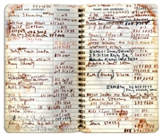 Sammy Davis Jr.'s Personal Address Book Containing the Names & Addresses of Over 100 of His Celebrity Friends -- Michael Jackson, Muhammad Ali, Liz Taylor, Barbra Streisand, Jay Leno & More