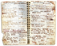 Sammy Davis Jr.'s Personal Address Book Containing the Names & Addresses of Over 100 of His Celebrity Friends -- Michael Jackson, Muhammad Ali, Liz Taylor, Barbra Streisand, Jay Leno & More