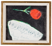 Irving Berlin Original Artwork & Autograph Musical Quotation Signed -- From His Most Famous Song of All Time, ''White Christmas'' -- With an Additional 1973 Typed Letter Signed