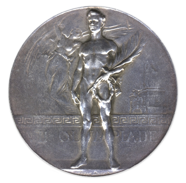 Silver Olympic Medal From the 1920 Summer Olympics, Held in Antwerp, Belgium