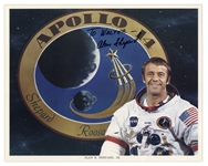 Alan Shepard Signed 10'' x 8'' NASA Photograph