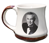 Johnny Carson Mug Used on His Desk During ''The Tonight Show'' -- Previously Owned by Carson's Personal Correspondent Who Worked on The Show For 10 Years