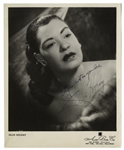 Billie Holiday Signed 8'' x 10'' Photograph -- ''Stay as Great as you Are / Billie Holiday''