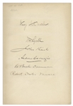 Andrew Carnegie Signed Book -- ''History of Saint Andrew's Society''