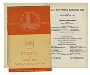 1948 London Summer Olympics Cycling Program