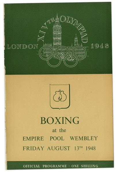 1948 London Summer Olympics Boxing Program