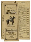 1936 Kentucky Derby Racing Program