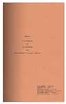 Lloyd Bridges' Leather Bound Personal Copy of His ''Mafia'' Movie Script -- Along With Crew Sheet for ''Seinfeld'' From 1997 -- From Estate of Lloyd Bridges
