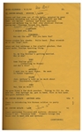 Lloyd Bridges' Leather Bound Personal Copy of His ''Mafia'' Movie Script -- Along With Crew Sheet for ''Seinfeld'' From 1997 -- From Estate of Lloyd Bridges