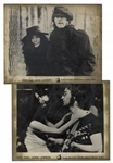 John Lennon & Yoko Ono Original 10" x 8" Silver Gelatin Photographs From Apple Records