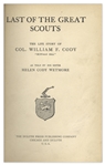Buffalo Bill Cody Signed 1899 Biography -- Dual-Signed ''W.F. Cody'' and ''Buffalo Bill''