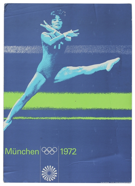 Gymnastics Poster From 1972 Summer Olympic Games