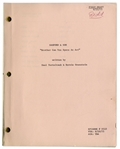 ''Sanford & Son'' Season 5, Episode 6 First Draft Script Owned & Annotated by Redd Foxx -- 38 Pages -- Near Fine Condition -- From Redd Foxx Estate