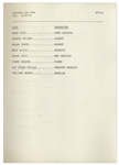 ''Sanford & Son'' Season 5, Episode 6 First Draft Script Owned & Annotated by Redd Foxx -- 38 Pages -- Near Fine Condition -- From Redd Foxx Estate
