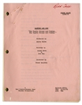 ''Sanford & Son'' Season 2, Episode 8, First Draft Script Owned & Annotated by Redd Foxx -- 36 Pages -- Very Good Condition -- From Redd Foxx Estate