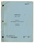 ''Sanford & Son'' Season 5, Episode 3, Final Draft Script Owned & Annotated by Redd Foxx -- 45 Pages -- Very Good Condition -- From Redd Foxx Estate