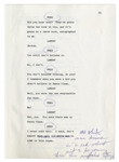 ''Sanford & Son'' Season 2, Episode 2, Revised First Draft Script Owned & Annotated by Redd Foxx -- 41 Pages -- Very Good Condition -- From Redd Foxx Estate